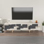Hanah Home Soporte de TV Blanco y Mármol